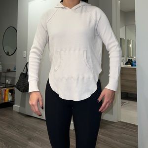Aritzia TNA Nevado waffle hoodie